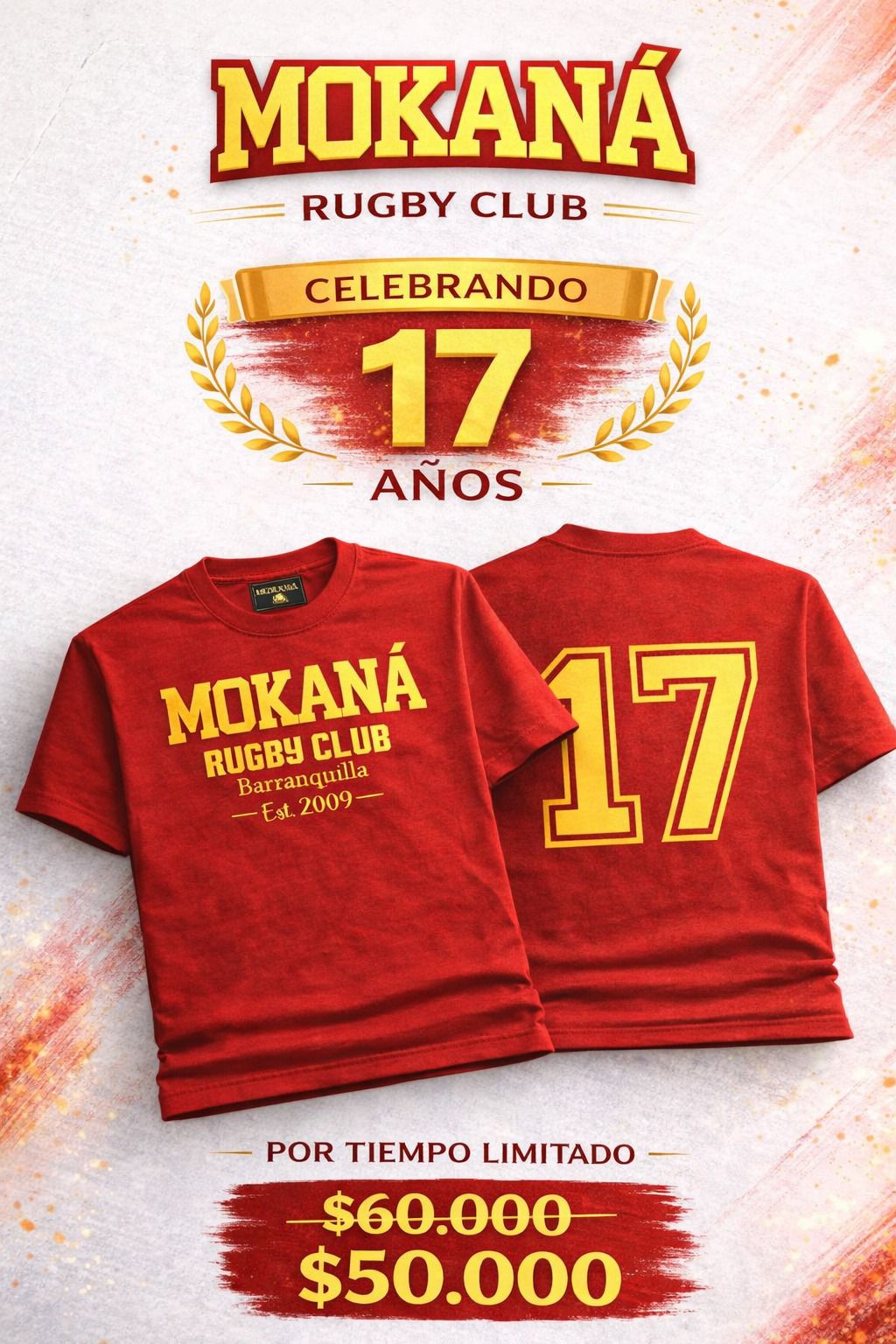 Camisa Mokana 17 años